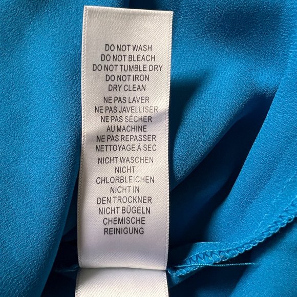 Adrianna Papell Blue Midi Dress 2P - Picture 9 of 15